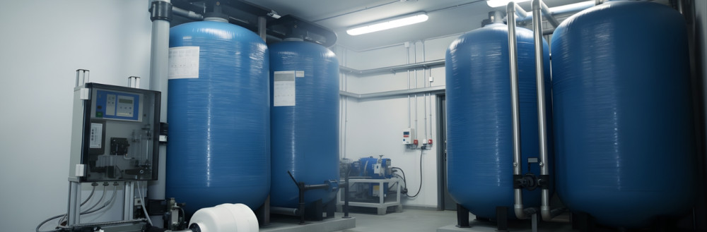 GFK Drucktank Enthärtungsanlage
